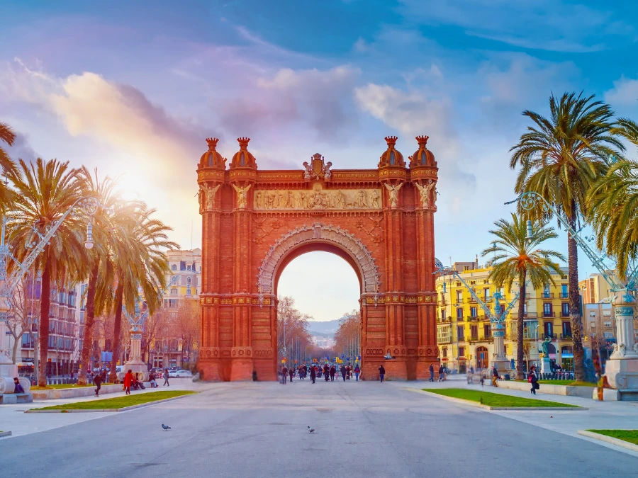 Barcelona Spain Triumphal Arch