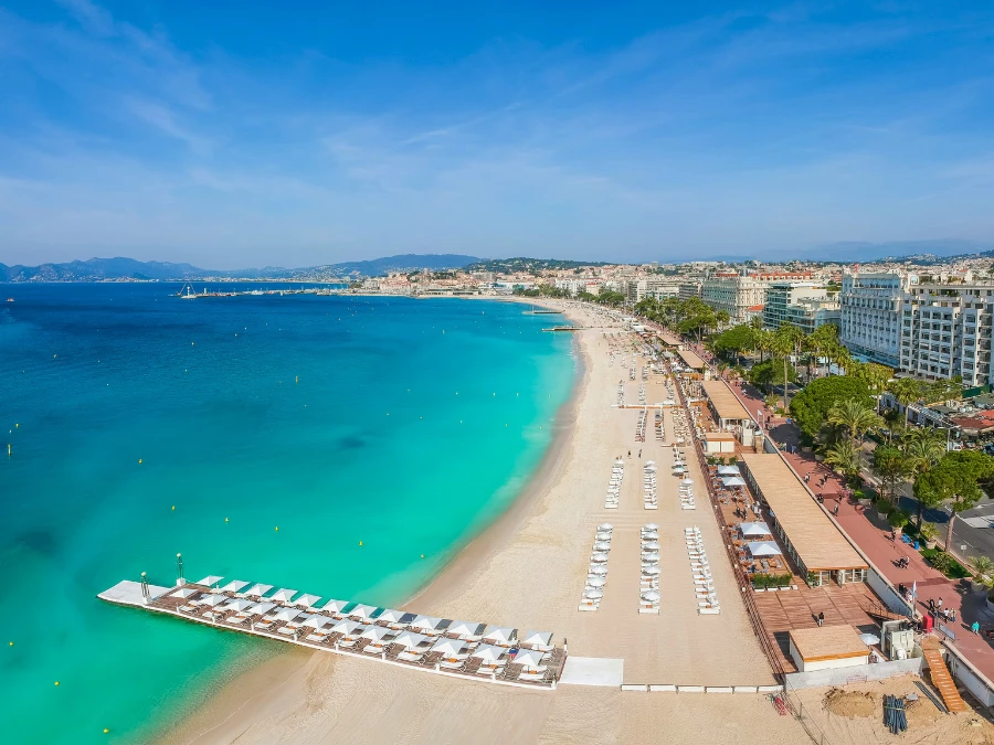 Cannes, France beaches