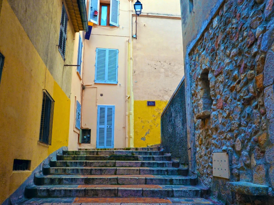 Cannes old quarter France