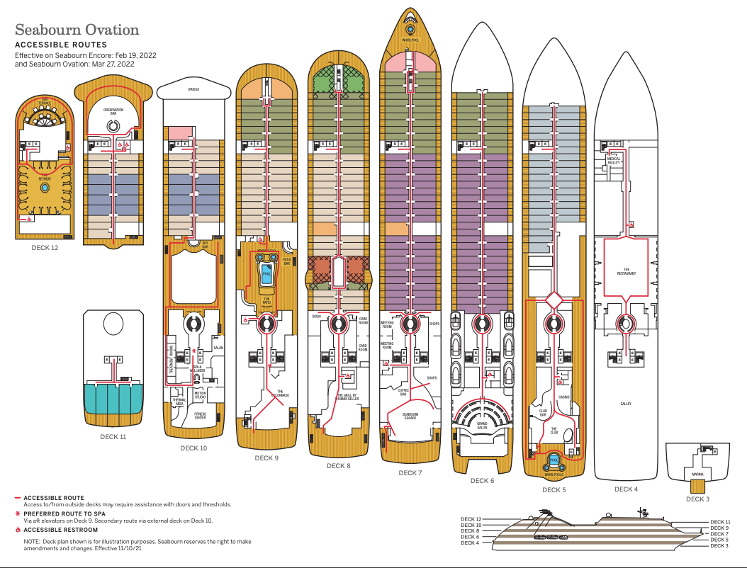 Ovation Accesible Routes