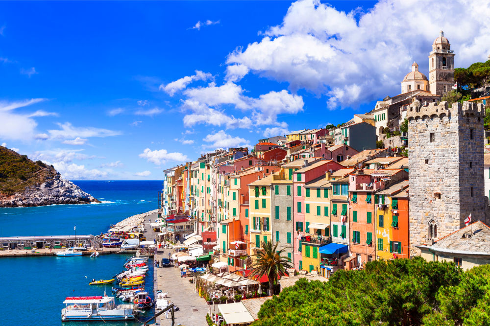 amazing colorful traditioanl villages of Cinque Terre in Liguria, Italy